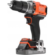 Black & Decker BCD383D1XC Vŕtací skrutkovač s príklepom (45Nm/18V/1x2,0Ah)