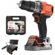 Black & Decker BCD383D1XK Vŕtací skrutkovač s príklepom (45Nm/18V/1x2,0Ah), kufor