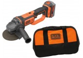 Black & Decker BCG720M1 Aku uhlová brúska (125mm/18V/1x4,0Ah), taška
