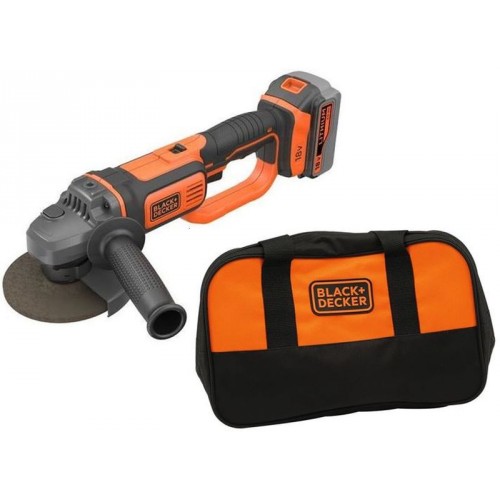 Black & Decker BCG720M1 Aku uhlová brúska (125mm/18V/1x4,0Ah), taška