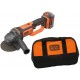 Black & Decker BCG720M1 Aku uhlová brúska (125mm/18V/1x4,0Ah), taška