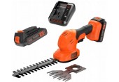 Black & Decker BCSS18D1 Aku nožnice na trávu a kríky (20cm/18V/1x2,0Ah)
