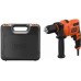 Black & Decker BEH200K Elektrická príklepová vŕtačka (500W/13mm), kufor