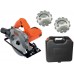 Black & Decker CS1250LKA Elektrická kotúčová píla (190mm/1250W), 2x kotúč a kufor