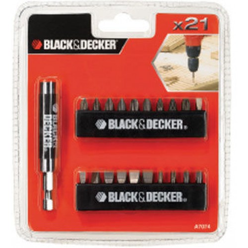 Black & Decker A7074-XJ Sada skrutkovacích bitov 21ks