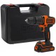 Black&Decker BDCHD18K Aku príklepová vŕtačka Li-Ion Li-Ion (1x1,5Ah/18V)+ kufor