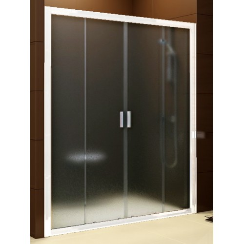 RAVAK Blix BLDP4-170 sprchové dvere posuvné štvordielne, white + Grafit 0YVV0100ZH