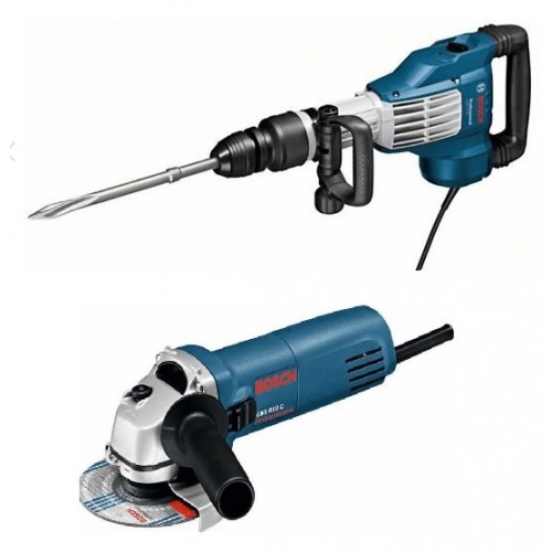 BOSCH GSH 11 VC Sekacie kladivo SDS-MAX+Uhlová brúska GWS 850 C, 0615990H32 BOSCH GSH 11 VC Sekacie kladivo SDS-MAX+Uhlová brúska GWS 850 C, 0615990H32
