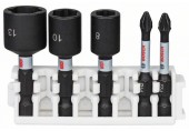 BOSCH Impact Control Súprava skrutkovacích bitov a nástrčných kľúčov, 5 ks, 2608522350