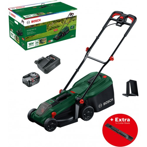BOSCH ROTAK18V-32 Akumulátorová kosačka na trávu, extra nôž 1x4,0Ah 06008B9P02 BOSCH ROTAK18V-32 Akumulátorová kosačka na trávu, extra nôž 1x4,0Ah 06008B9P02