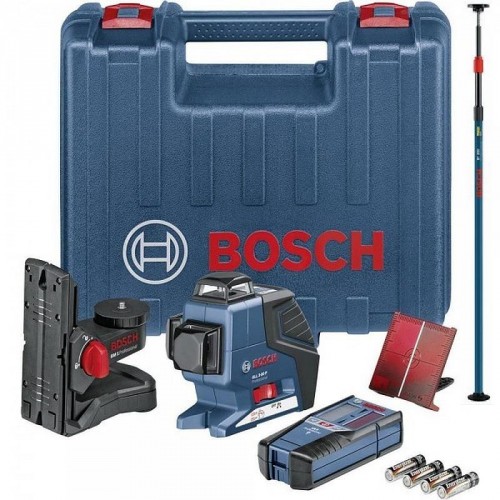 BOSCH GLL 3-80 P krížový laser v sete 0.601.063.30A + teleskopický statív 3,5 + L-BOXX BOSCH GLL 3-80 P krížový laser v sete 0.601.063.30A + teleskopický statív 3,5 + L-BOXX