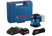 BOSCH GEX 185-LI PROFESSIONAL Excentrická brúska, 1× GBA 18V 4.0Ah, kuft 06013A5021