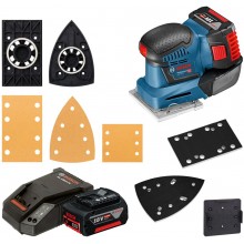 BOSCH GSS 18V-10 Aku vibračná brúska; 2x 5,0 Ah; L-Boxx 06019D0201