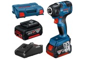 BOSCH GDR 18V-200 Aku rázový uťahovač, L-Case, 2x GBA 18V 4,0Ah, GAL 18V-40 06019J2107