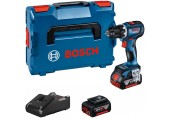 BOSCH GSR 18V-90 C Aku vŕtací skrutkovač, L-BOXX, GAL 18V-40, 2x Aku 5.0Ah 06019K6006