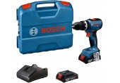 BOSCH GSB 18V-65 PROFESSIONAL Príklepová vŕtačka, 2x 2.0Ah, L-Case 06019N3100