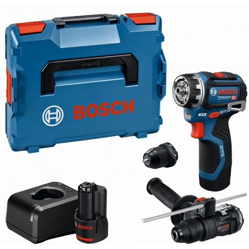 BOSCH GSR 12V-32 FC PROFESSIONAL Skrutkovač, 2× 2,0 Ah, L-Boxx 06019N7104