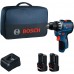 BOSCH GSR12V-31 PROFESSIONAL Aku vŕtací skrutkovač, 2x 12V/2,0Ah, taška 06019S6002