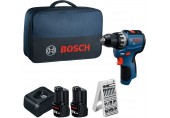 BOSCH GSR12V-31 PROFESSIONAL Aku vŕtací skrutkovač, 2x 12V/2,0Ah, taška 06019S6004