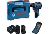 BOSCH GSR12V-31 PROFESSIONAL Aku vŕtací skrutkovač, 2x 12V/2,0Ah, L-BOXX 06019S6013