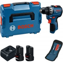 BOSCH GSR12V-31 PROFESSIONAL Aku vŕtací skrutkovač, 2x 12V/2,0Ah, L-BOXX 06019S6013