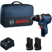 BOSCH GSB12V-31 PROFESSIONAL Aku príklepový skrutkovač, 2x 12V/2,0Ah, taška 06019S6102