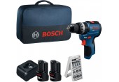 BOSCH GSB12V-31 PROFESSIONAL Aku príklepový skrutkovač, 2x 12V/2,0Ah, taška 06019S6103