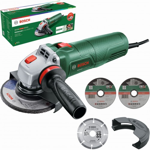 BOSCH UniversalGrind 850-125 Uhlová brúska 06033E2102 BOSCH UniversalGrind 850-125 Uhlová brúska 06033E2102