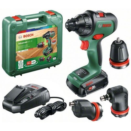 BOSCH AdvancedDrill 18 Aku dvojrýchlostný vŕtací skrutkovač 06039B5007