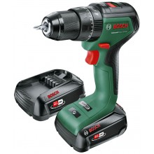 BOSCH UniversalImpact 18V-60(2x2,0Ah)+AL18V-20 Aku príklepový vŕtací skrutkovač 06039D7102