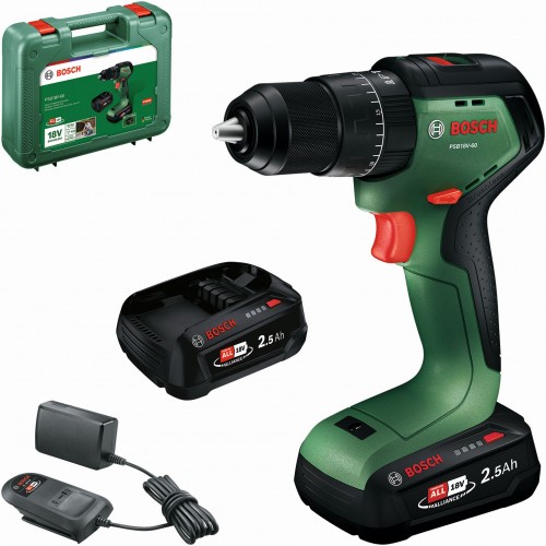 BOSCH PSB18V-60 Akumulátorové príklepové vŕtačky, 2x2,5Ah, Kufor 06039D7302 BOSCH PSB18V-60 Akumulátorové príklepové vŕtačky, 2x2,5Ah, Kufor 06039D7302