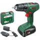 BOSCH EasyDrill 18V-40 (1x 2 Ah) + AL18V-20 Akumulátorový skrutkovač 06039D8004