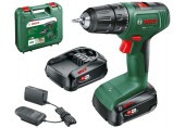 BOSCH EasyDrill 18V-40 (2x 2 Ah) + AL18V-20 Akumulátorový skrutkovač 06039D8005