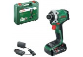 BOSCH UID 18V-210 Rázový uťahovač 1× akumulátor 2,0 Ah a nabíječka 06039E7000