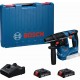 BOSCH GBH 18V-18 PROFESSIONAL Vŕtacie kladivo s upínaním SDS plus, 2× 2,0 Ah 0611927001