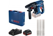 BOSCH GBH 180-LI Vŕtacie kladivo, 1x GBA 18V 4,0 Ah, súprava SDS plus 0615990M9C