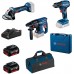 BOSCH Kombinovaná sada: GSR 185-LI+GWS 180-LI + GBH 180-LI + 2×GBA 4,0 Ah 0615990N1Y