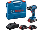 BOSCH GSR 18V-45 PROFESSIONAL Vŕtací skrutkovač, 3 x 4,0 Ah, L-case 0615A5002N