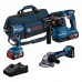 BOSCH GSR+GWS+GBH+3× 4,0Ah+GAL 18V-40 PROFESSIONAL náradia 18V súprava 3 ks 0615A5007L
