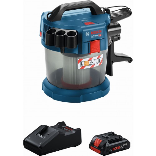 BOSCH GAS 18V-10 L PROFESSIONAL Akumulátorový vysávač 0615A5007V