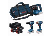 BOSCH GSR+GDX+GBH+3x5,0Ah+GAL 12V/18V-80 Professional 18 V súprava 3 ks náradia 0615A50093