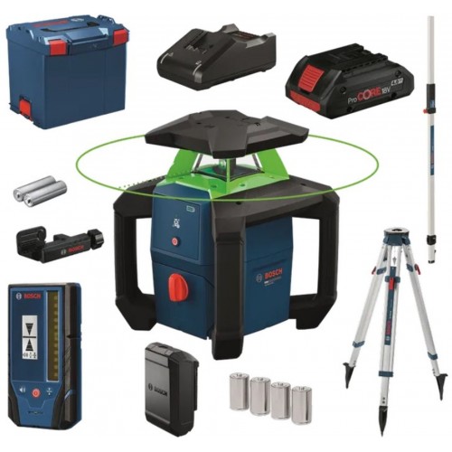 BOSCH GRL18V-3-31G+BT170+GR240 PROFESSIONAL Stavebný rotačný laser 0615A500DG