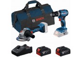 BOSCH PROFESSIONAL GSB 18V-45+GWS 18V-8+(2x GBA 4.0Ah,GAL 18V-40, brašna) 0615V0001Y