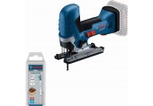 BOSCH GST 18V-125 S Aku priamočiara píla + 25-dielna sada pílových listov 0615V0003B