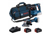 BOSCH GWS + GBH + 2× GBA 18V 4.0Ah + GAL + súprava 2 kusov náradia triedy 18 V 0615V0003C