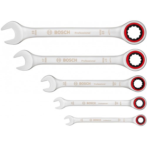 BOSCH Súprava račňových kľúčov, 5-dielna PROFESSIONAL 1600A02Z3D