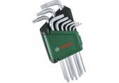 BOSCH 9-dielna súprava kľúčov Torx 1600A02Z9C