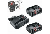 BOSCH Základná súprava 18 V (2× 2,5 Ah + AL 18V-44) 1600A031T5