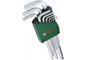 BOSCH 9-dielna súprava šesťhranných kľúčov 1600A032V1