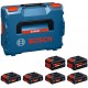 BOSCH EXPERT 4× EXBA18V-40 + 2× EXBA18V-80 Akumulátor 1600A0373G